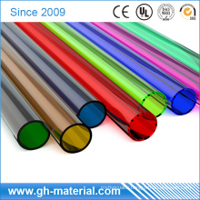 Transparent Thin Wall Plastic PVC Round Pipe Poly Rigid Tubing